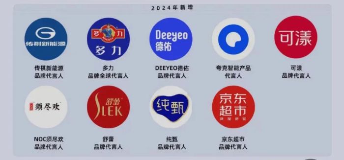 體育冠軍代言